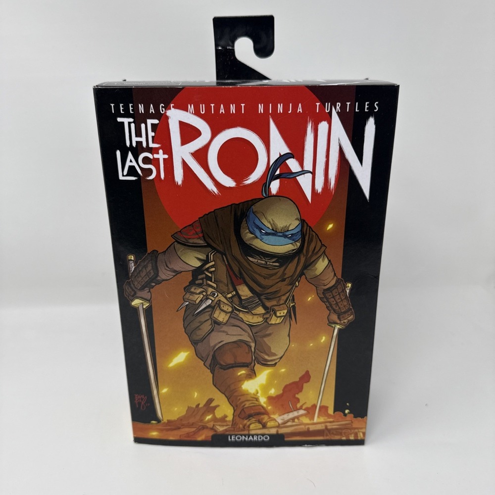 NECA TMNT TEENAGE MUTANT NINJA TURTLES THE LAST RONIN LEONARDO Damaged Box NEW